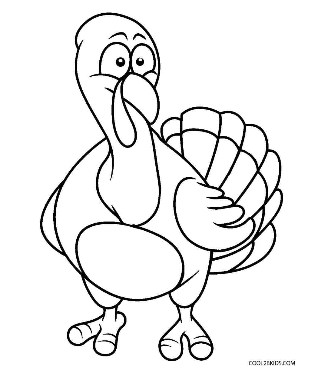 turkeys to color turkey coloring pages for kids pitara kids network to turkeys color 
