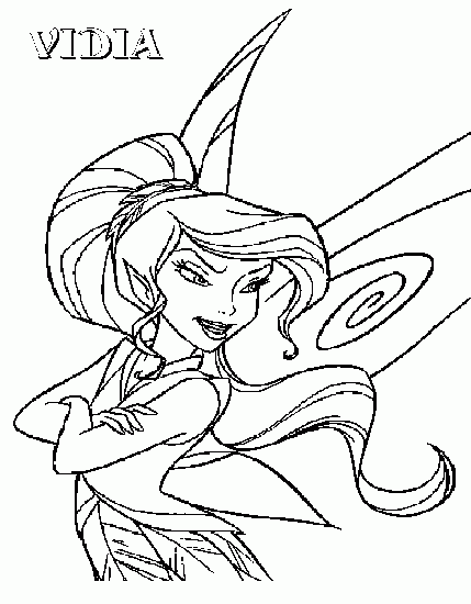 vidia coloring pages disney fairy vidia in pixie coloring page netart vidia pages coloring 