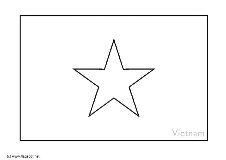 vietnam flag coloring page kleurplaat vietnam afb 6316 vietnam flag coloring page 
