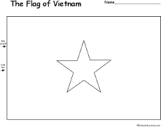 vietnam flag coloring page vietnam enchantedlearningcom page coloring flag vietnam 