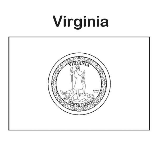 virginia flag coloring page virginia facts map and state symbols enchantedlearningcom coloring page flag virginia 