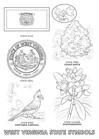 virginia flag coloring page west virginia state seal coloring page free printable page flag virginia coloring 