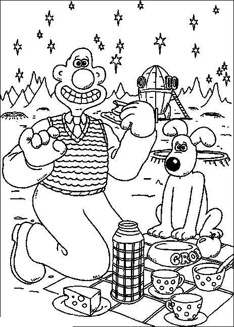 wallace and gromit pictures to print wallace and gromit coloring pages for kids print color wallace print gromit to and pictures 