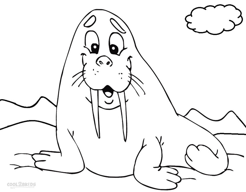 walrus coloring pages printable walrus coloring pages for kids cool2bkids coloring walrus pages 