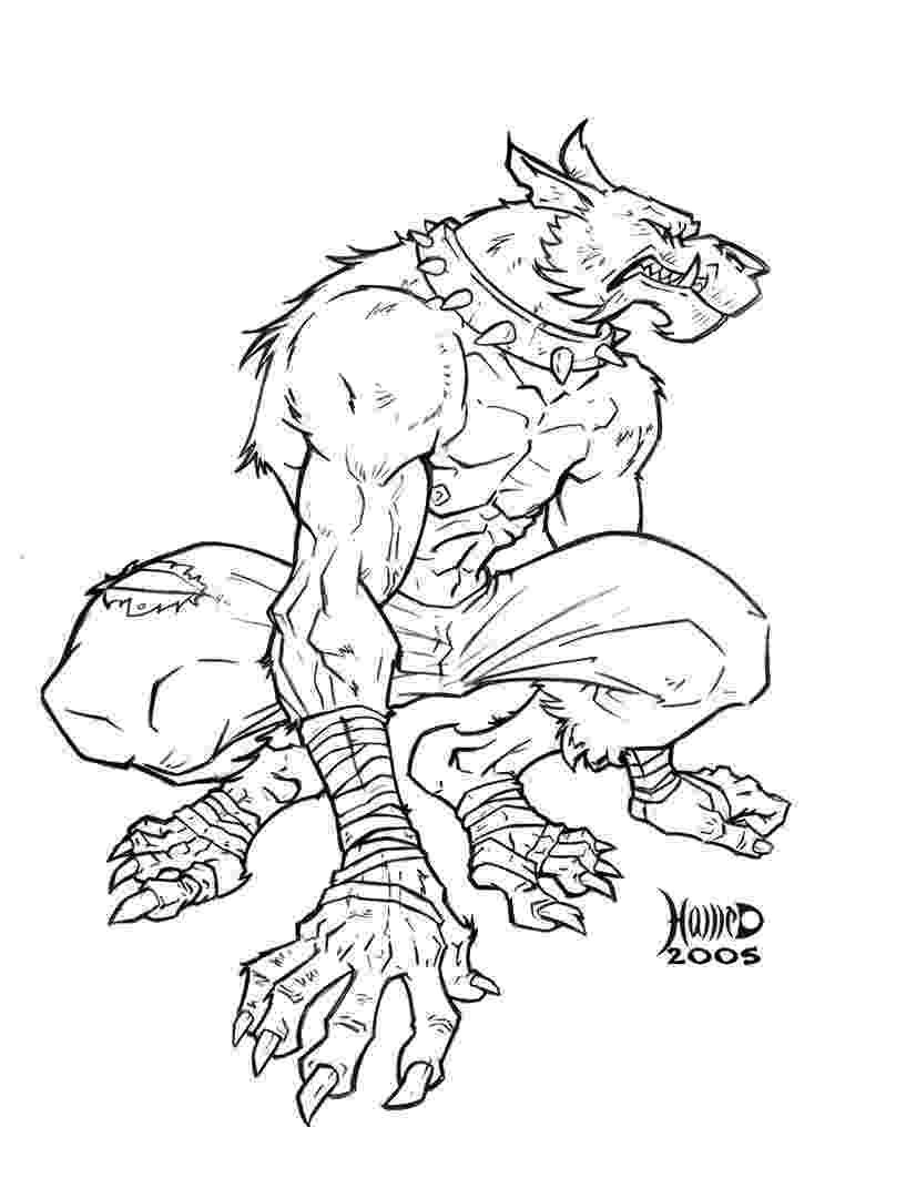 werewolf coloring pages werewolf by hamex on deviantart pages werewolf coloring 