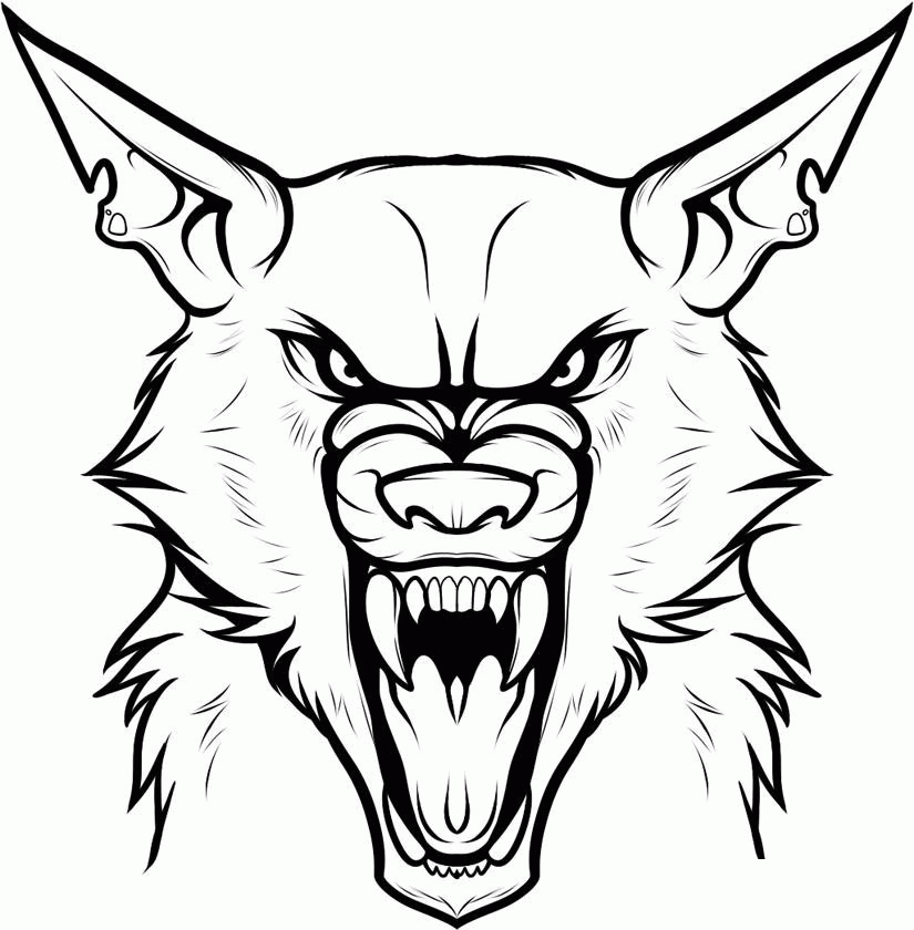 werewolf coloring pages wolf howling at the moon drawing tattoo sketch coloring page coloring pages werewolf 