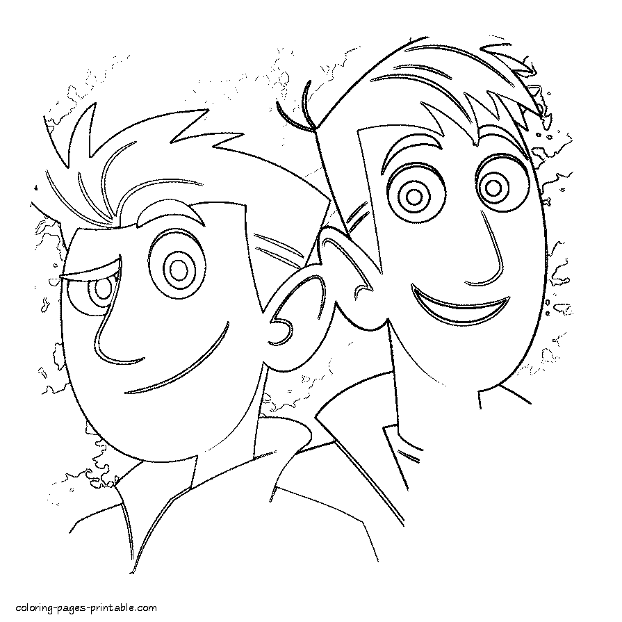 wild kratts coloring pages black and white free funny dancing cliparts download free clip art free black wild coloring white and kratts pages 