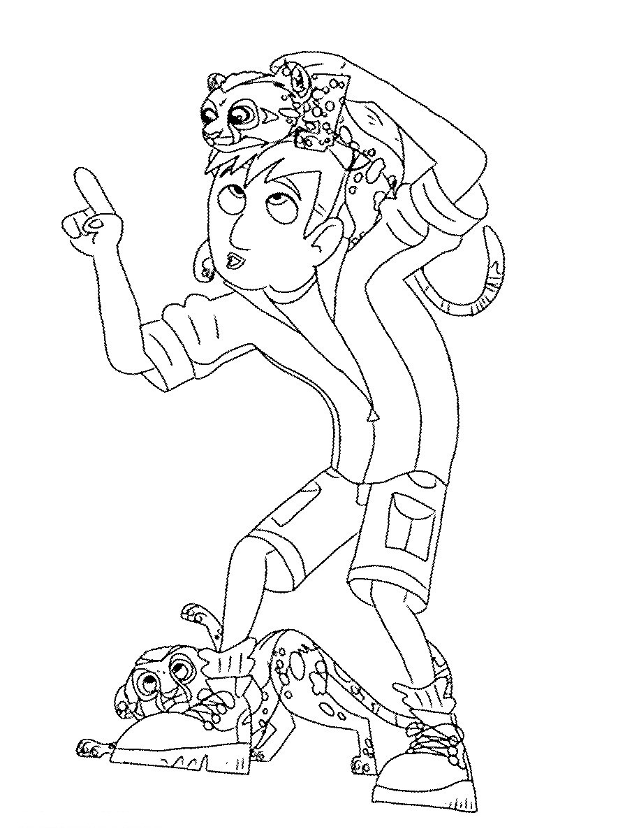 wild kratts coloring pages black and white koki wild kratts coloring pages black coloring pages kratts and white wild 