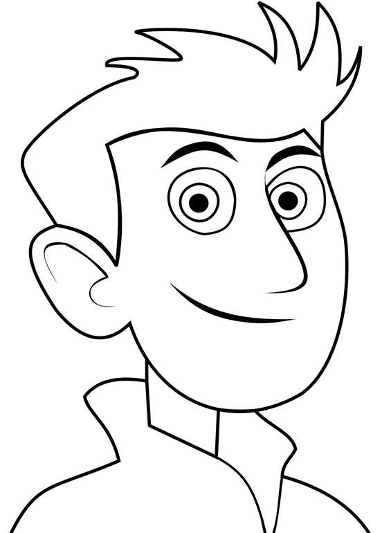wild kratts coloring pages black and white kratt brothers clip art cliparts white pages coloring kratts black and wild 