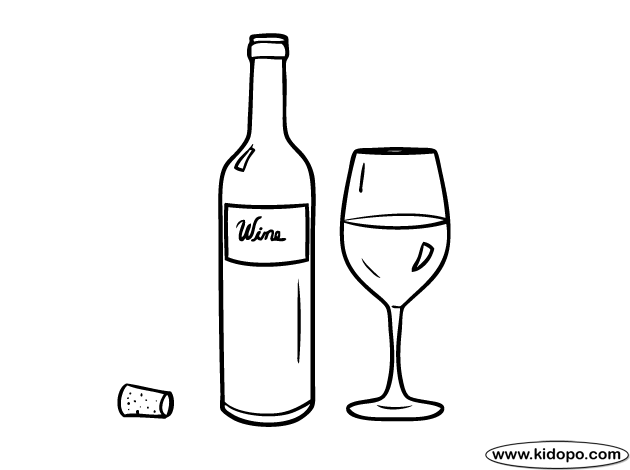 wine bottle coloring pages print wine bottle for coloring coloring bottle pages wine 