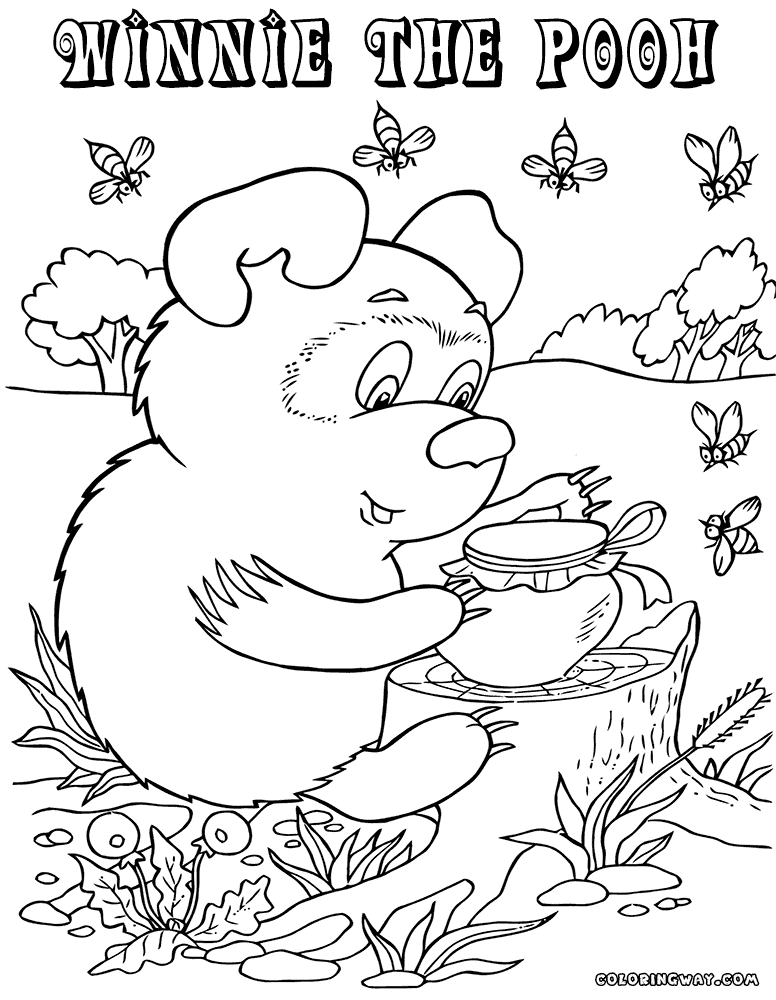 winnie the pooh coloring book download winnie the pooh coloring pages coloring pages to pooh the download coloring book winnie 