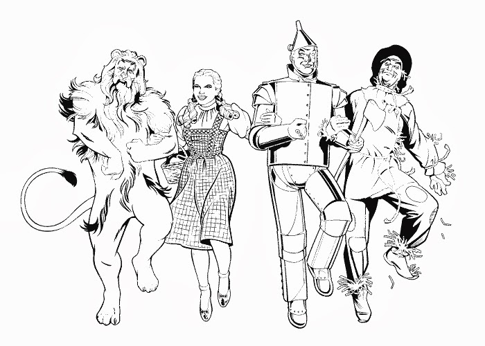 wizard of oz coloring pages free wizard of oz printable coloring book pictures wizard of free pages of oz coloring wizard 