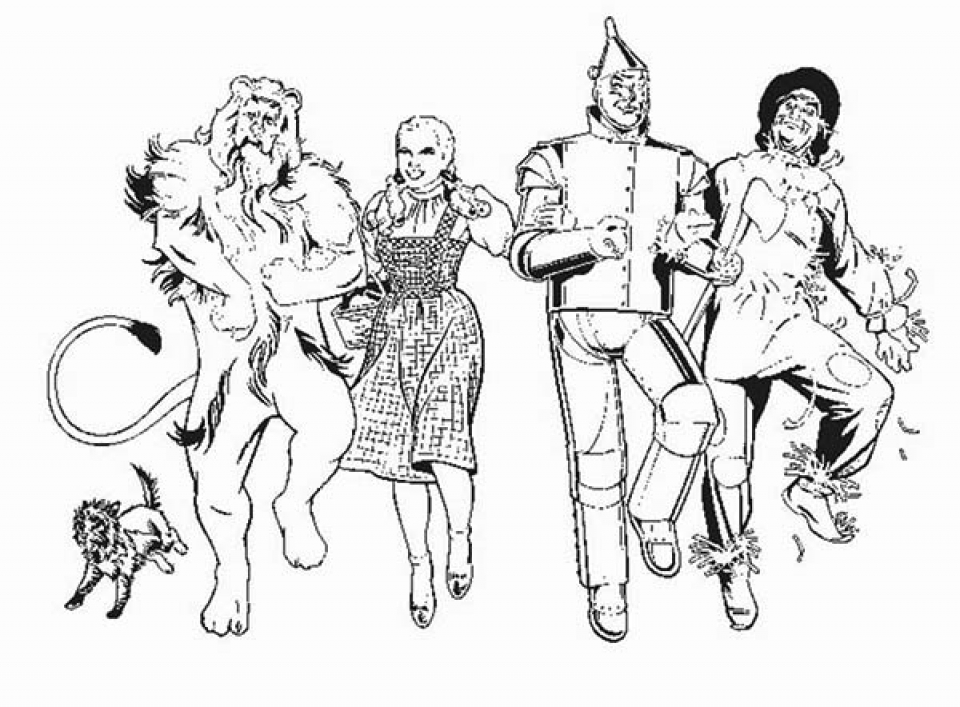 wizard of oz coloring pages to print the wizard of oz coloring pages to download and print for free print oz wizard of to coloring pages 