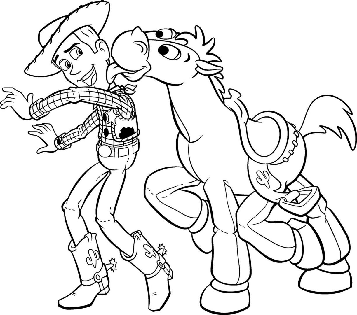 woody toy story para colorear dibujos sin colorear dibujos de woody de toy story para para colorear story woody toy 