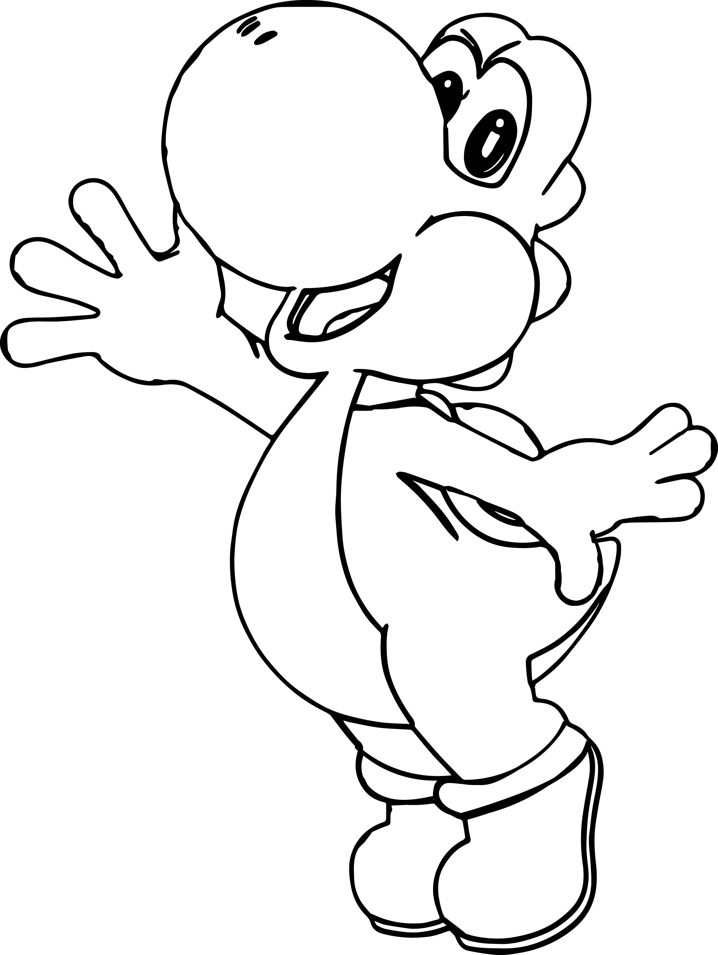yoshi printable coloring pages free free printable yoshi coloring pages for kids coloring yoshi pages printable free 