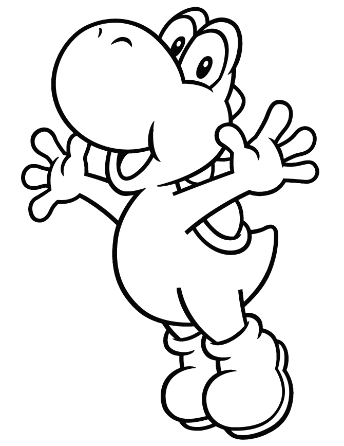 yoshi printable coloring pages free free printable yoshi coloring pages for kids free printable coloring pages yoshi 