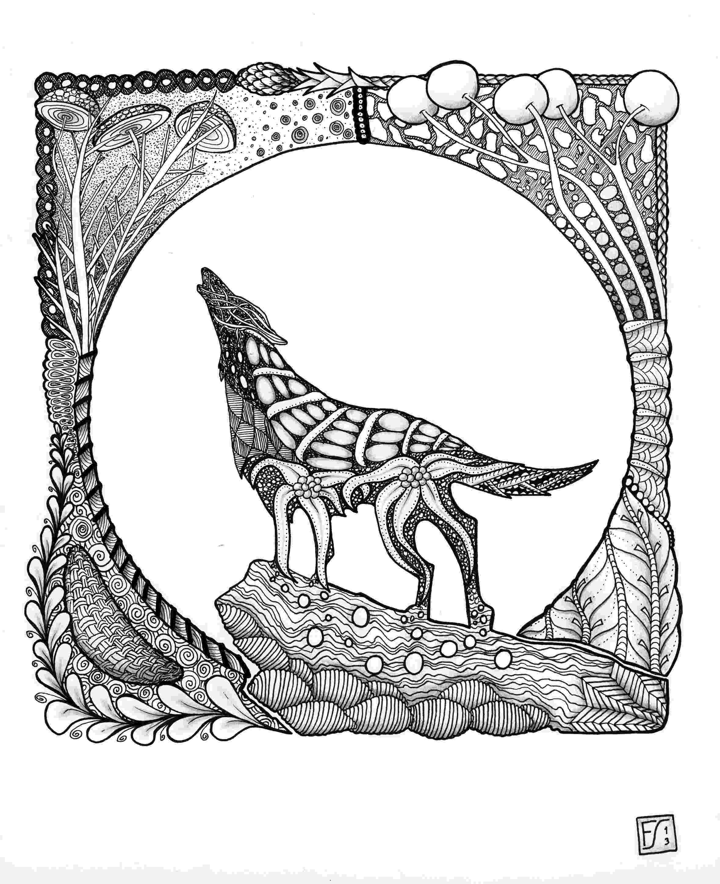 zentangle colouring pages animals zentangle horse by evaclifton on deviantart zen tangled zentangle animals pages colouring 