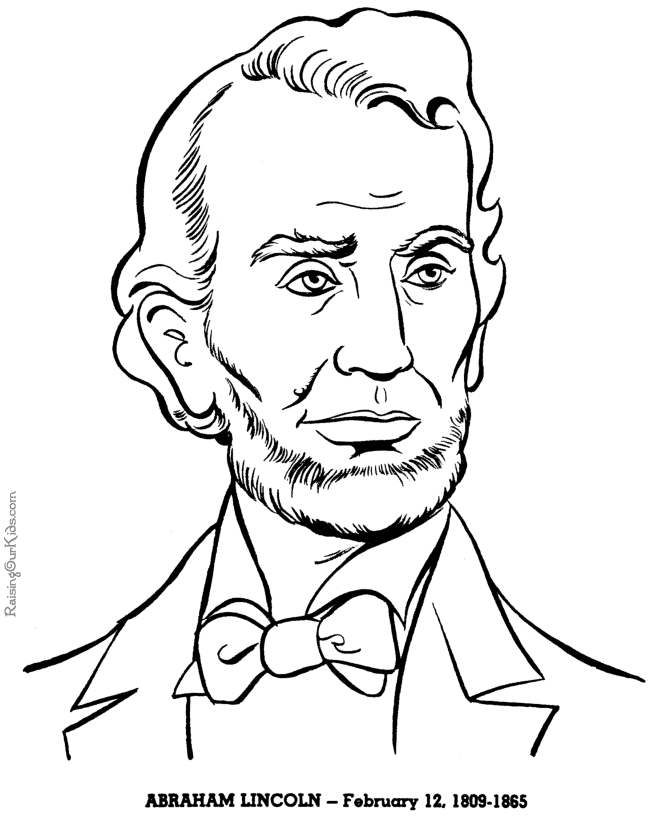 abraham lincoln color president39s day coloring pages all the us presidents lincoln color abraham 