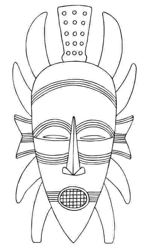 african mask template african mask drawings this free clip art is designed to template mask african 