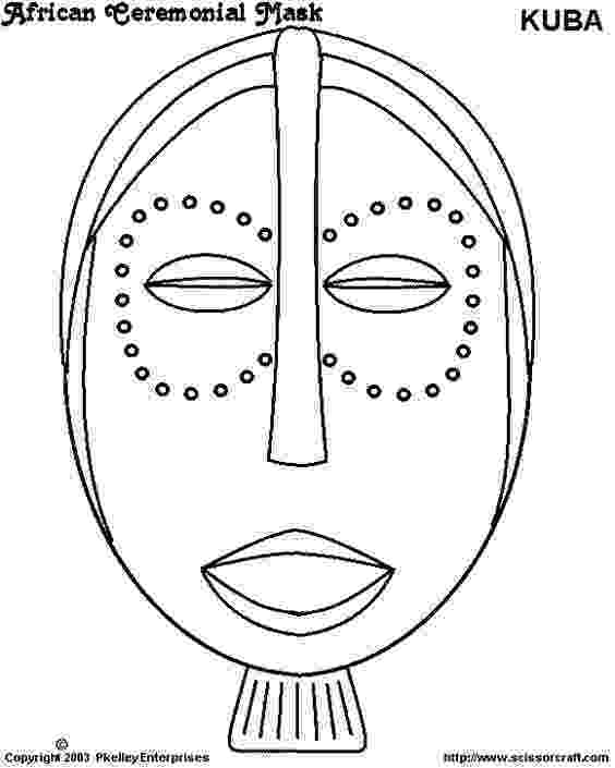 african mask template masker afrika pinterest masks african template mask 