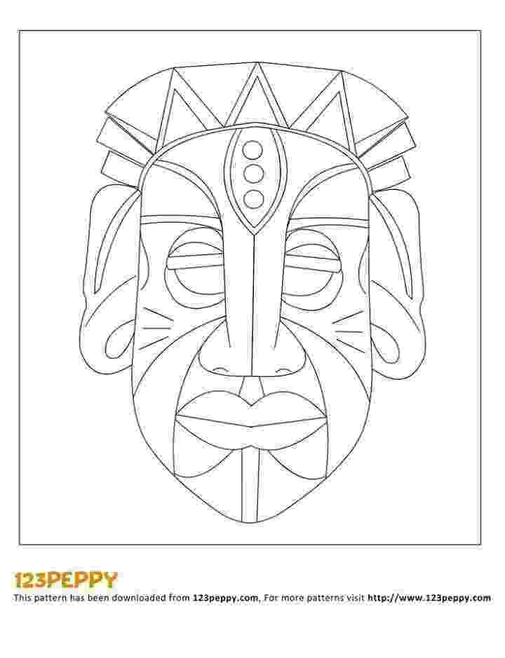 african mask template pin by iris ishay on יצירה לילדים masques africains mask template african 