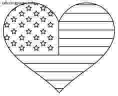 american flag heart coloring page 4th of july independence day flag heart american coloring page 