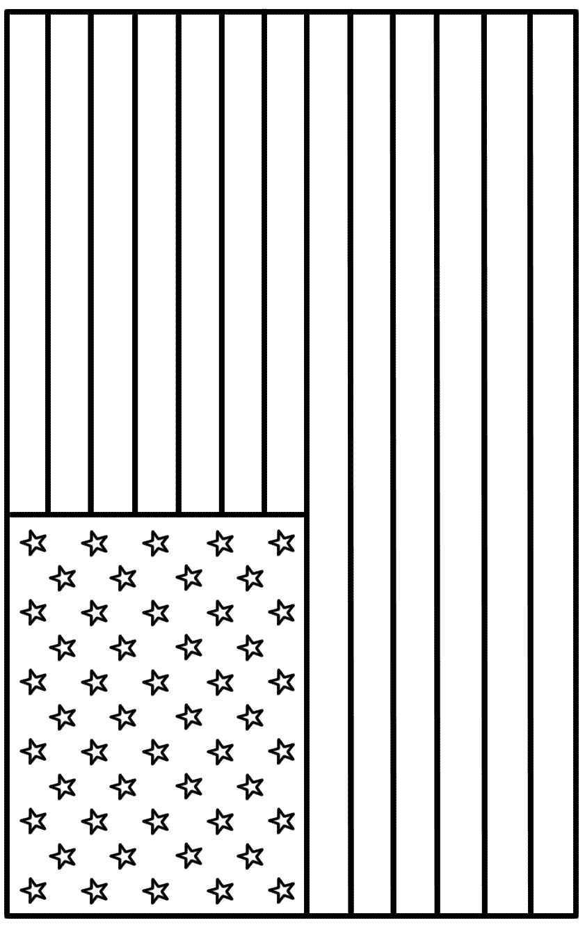 american flag to colour american flag coloring page for the love of the country to american colour flag 