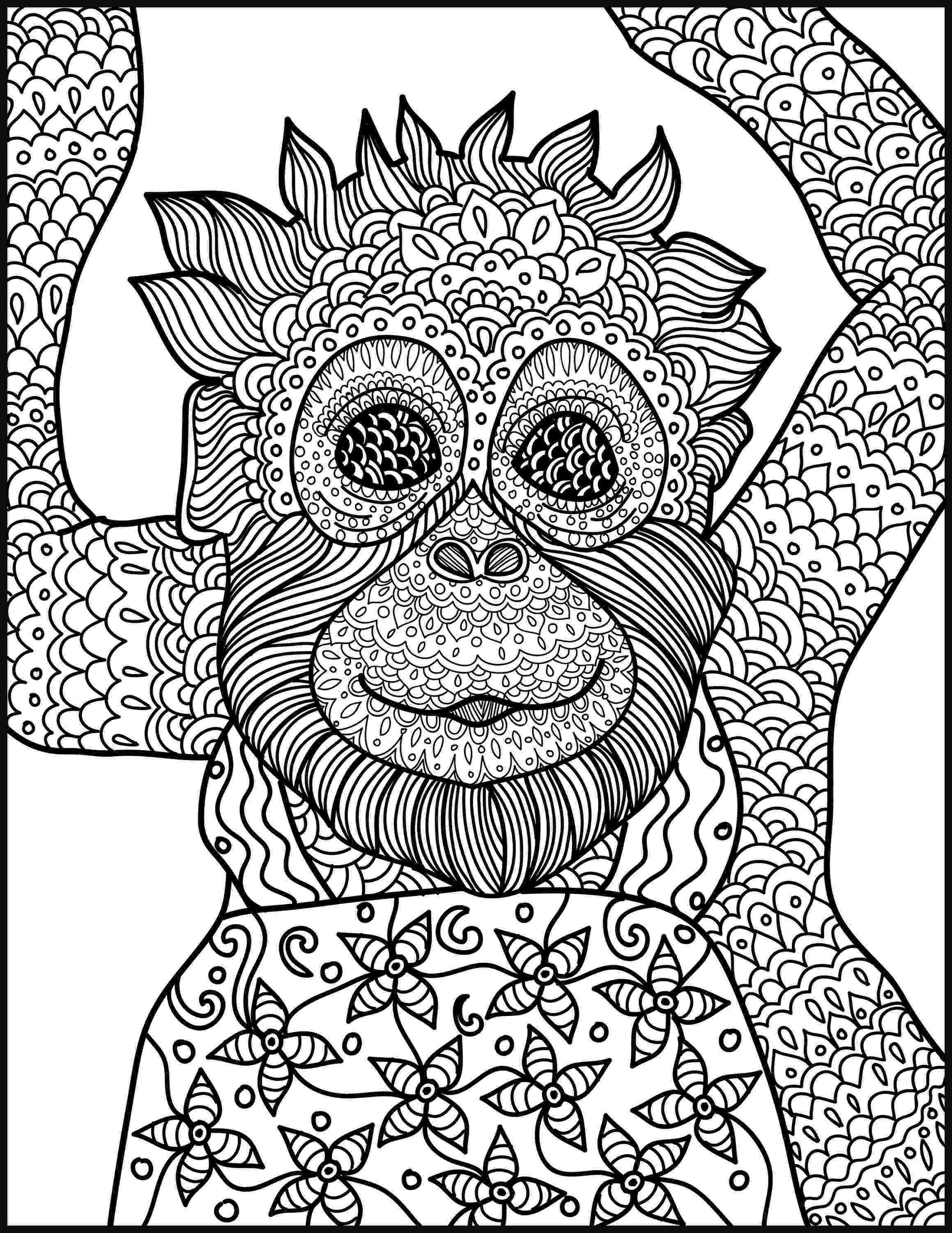 animal coloring pages adults 20 free adult colouring pages the organised housewife animal adults pages coloring 