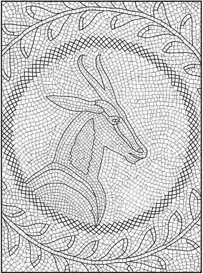 animal mosaic coloring pages creative haven floral mosaics coloring book welcome to pages mosaic animal coloring 