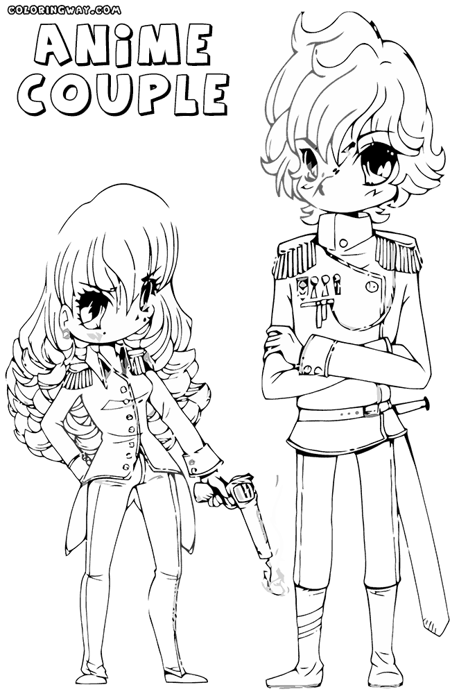 anime couple coloring pages chibi couple lineart version by hamsterbag on deviantart pages anime coloring couple 
