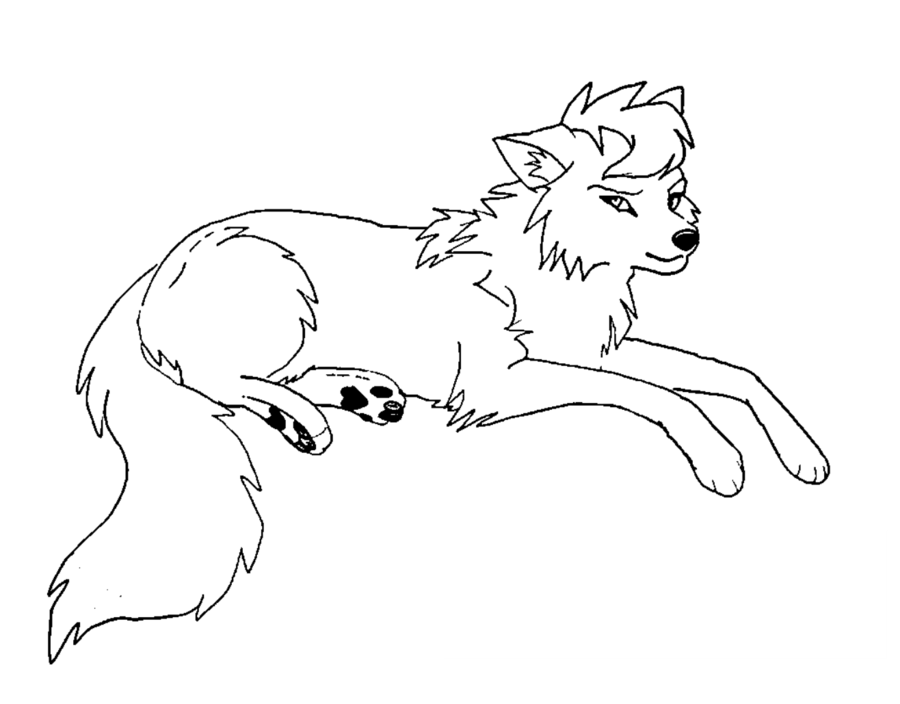 anime wolf coloring pages anime wolf girl coloring pages at getdrawings free download wolf coloring pages anime 