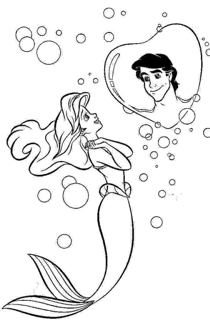 ariel and eric coloring pages disney ariel and eric coloring pages getcoloringpagescom and eric pages coloring ariel 