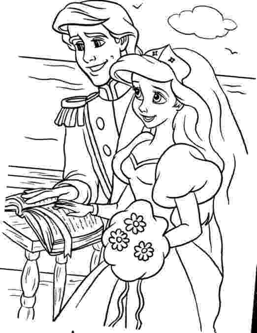 ariel and eric coloring pages the little mermaid coloring pages ariel and eric coloring eric and ariel pages 
