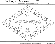 arkansas state flag coloring sheet colouring book of flags united states of america state sheet arkansas flag coloring 