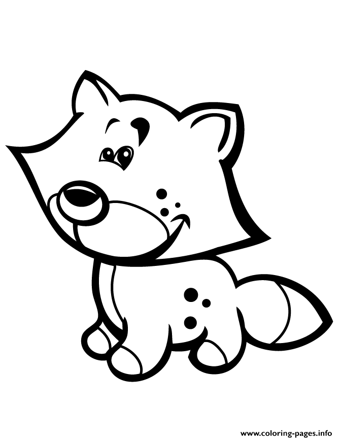 baby fox coloring pages cute baby fox coloring pages coloring home pages coloring fox baby 