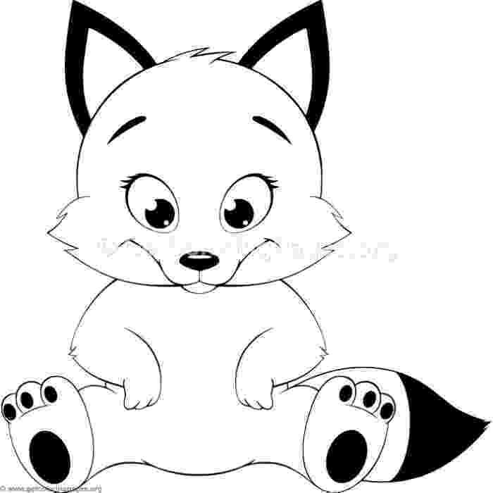 baby fox coloring pages funny baby fox coloring pages getcoloringpagesorg coloring fox baby pages 