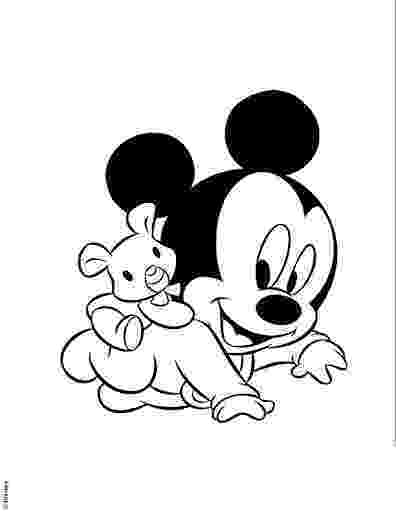 baby mickey mouse coloring pages disney babies coloring pages disneyclipscom coloring pages baby mickey mouse 