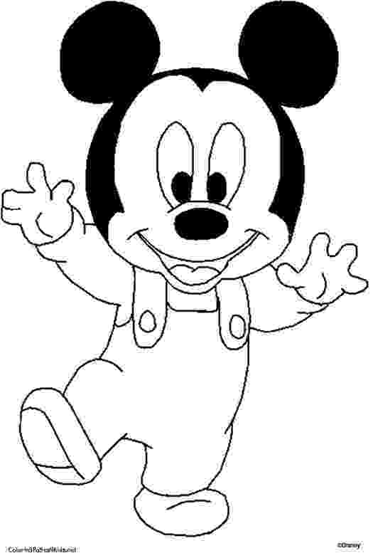 baby mickey mouse coloring pages disney babies coloring pages disneyclipscom mickey baby coloring pages mouse 