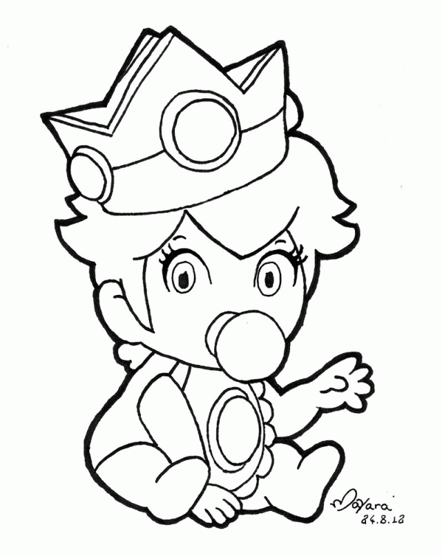 baby rosalina coloring pages baby peach coloring pages coloring home pages coloring baby rosalina 