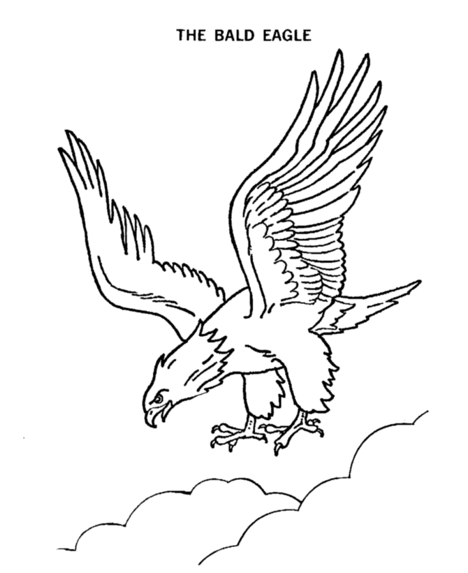 bald eagle coloring printable bald eagle coloring pages for kids cool2bkids eagle bald coloring 