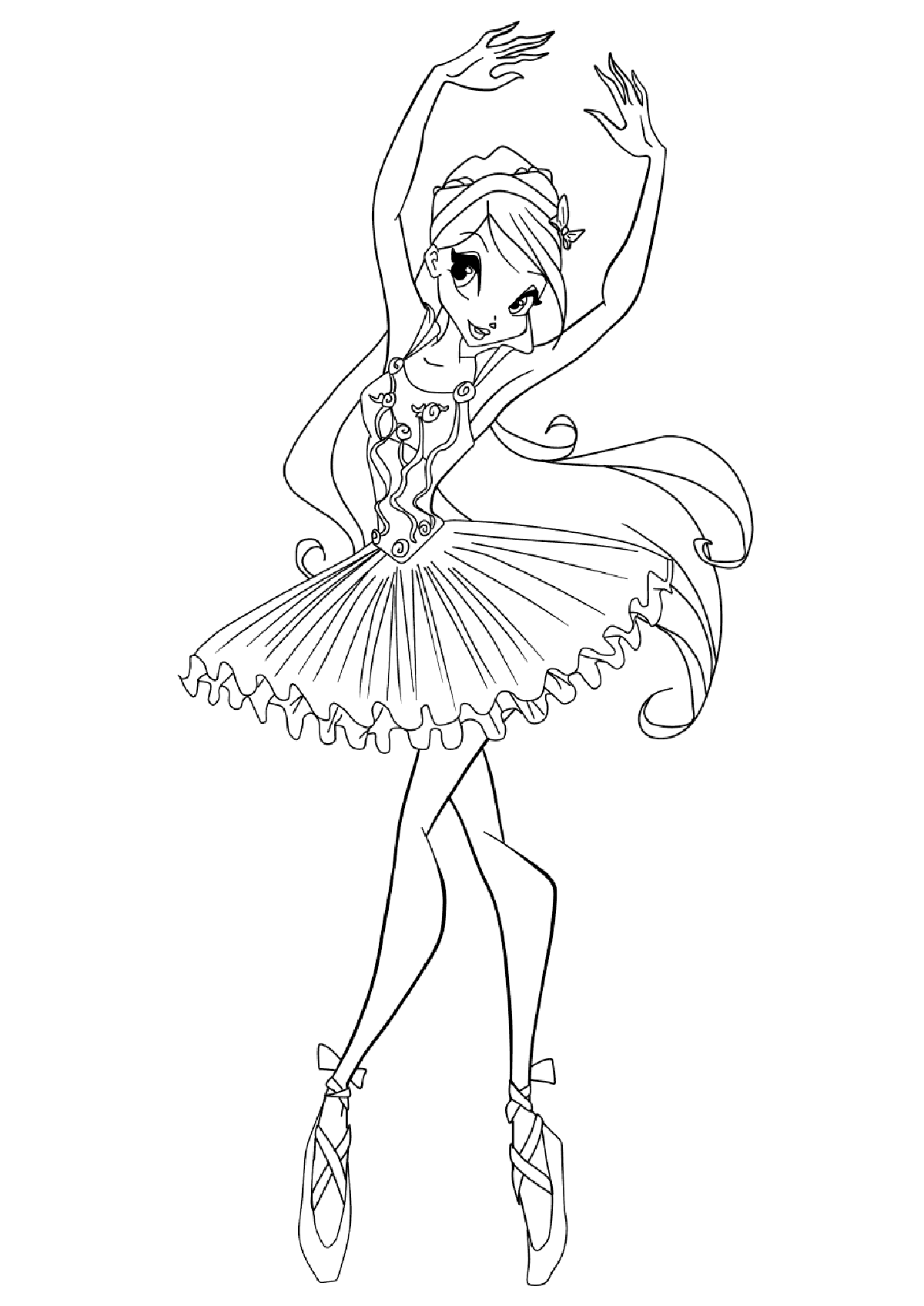 ballet color ballerina coloring pages for childrens printable for free ballet color 
