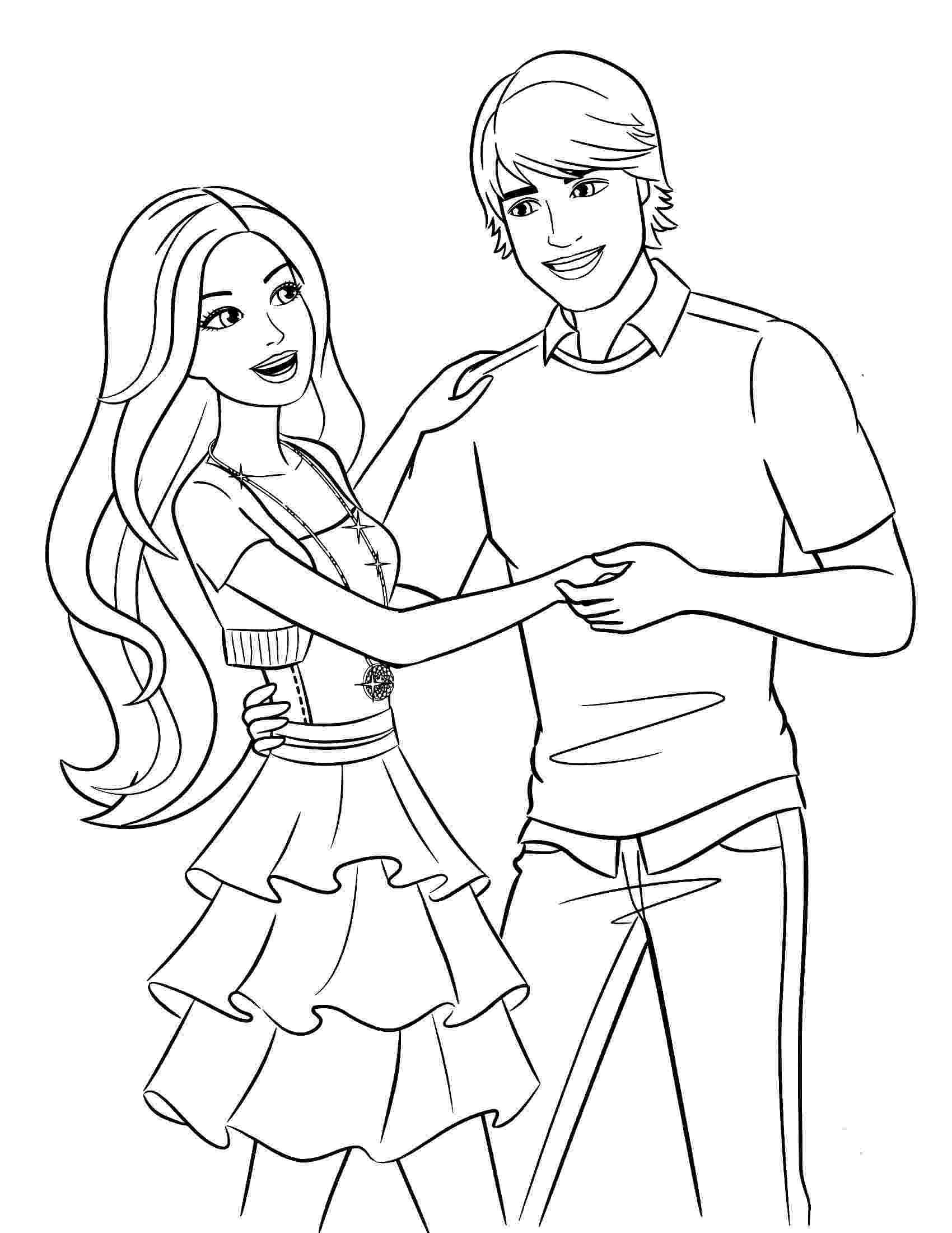 barbie and ken coloring sheets barbie coloring pages ken sheets barbie coloring and 