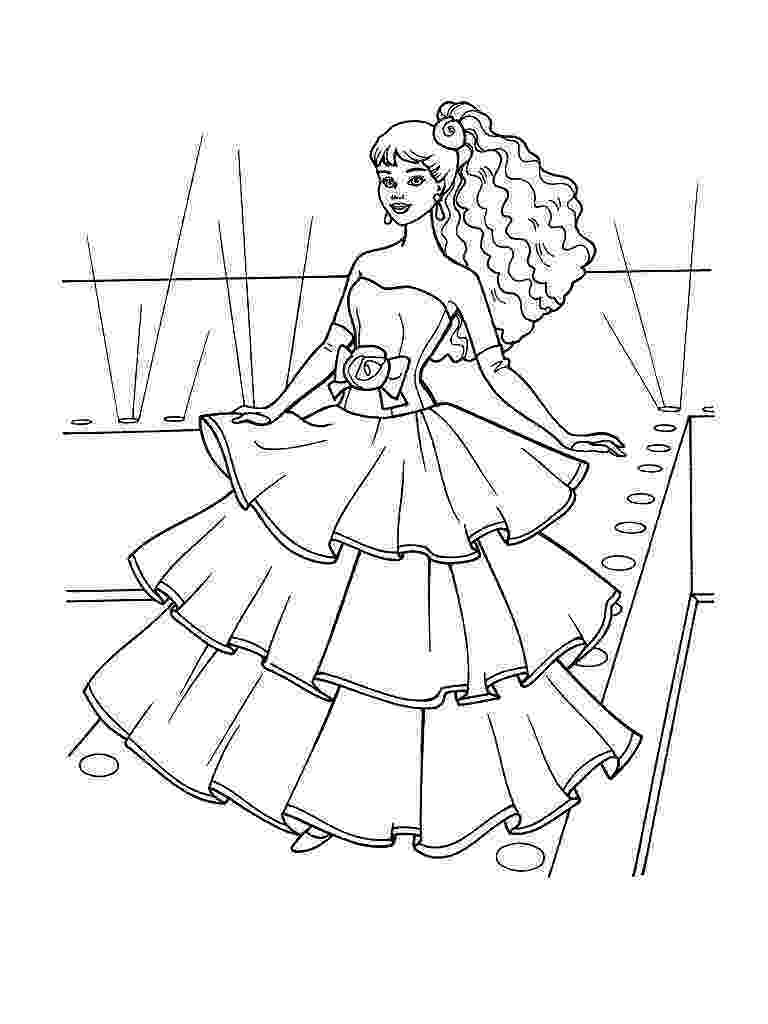 barbie coloring pages for kids 17 best images about color barbie on pinterest coloring for coloring pages kids barbie 