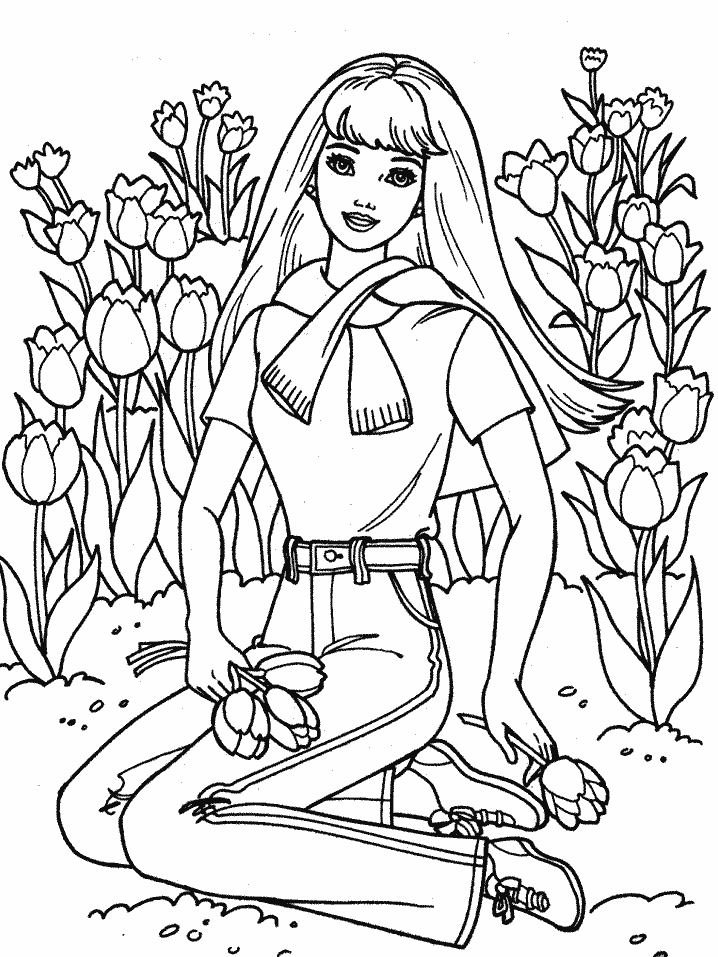 barbie coloring pages for kids barbie coloring pages pages barbie for coloring kids 