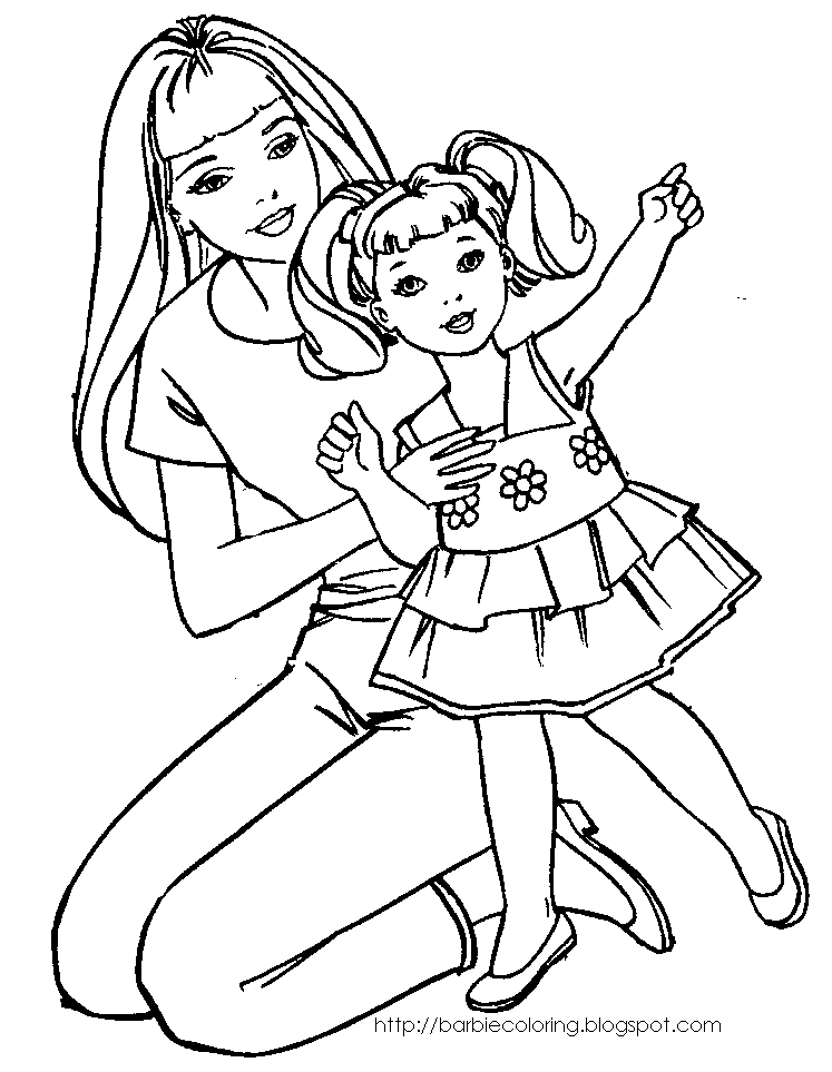 barbie free coloring pages free printable barbie coloring pages for kids free pages barbie coloring 