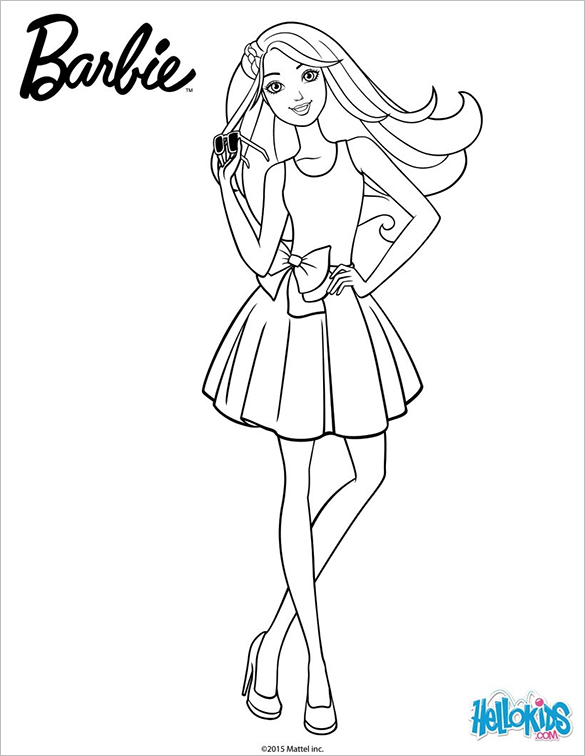 barbie girl colouring pictures 20 barbie coloring pages doc pdf png jpeg eps girl colouring barbie pictures 