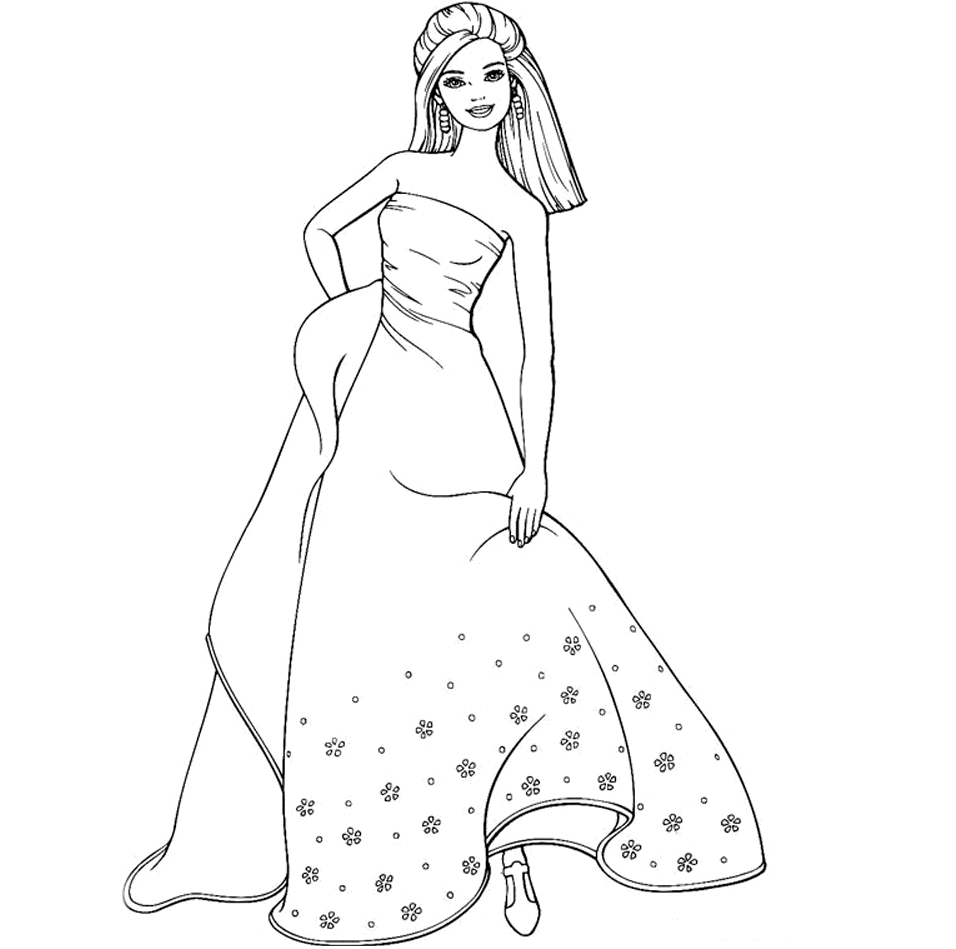 barbie sketch for colouring barbie coloring pages coloring pages for kids colouring for barbie sketch 