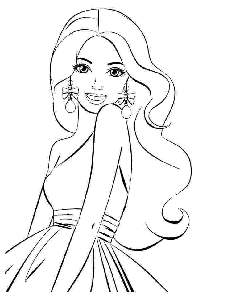 barbie sketch for colouring barbie drawing pages at getdrawings free download for colouring barbie sketch 