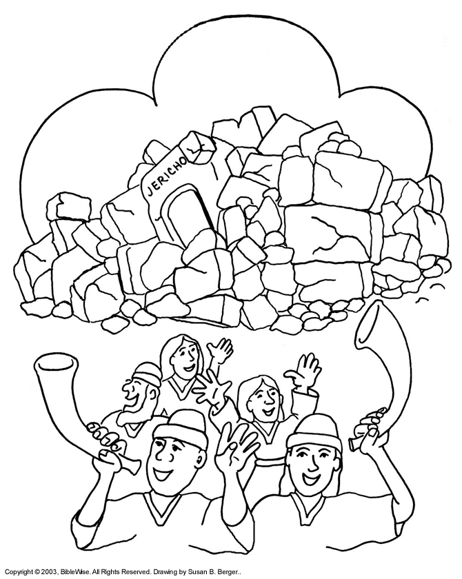 battle of jericho coloring page joshua and the battle of jericho bible coloring pages coloring page battle of jericho 