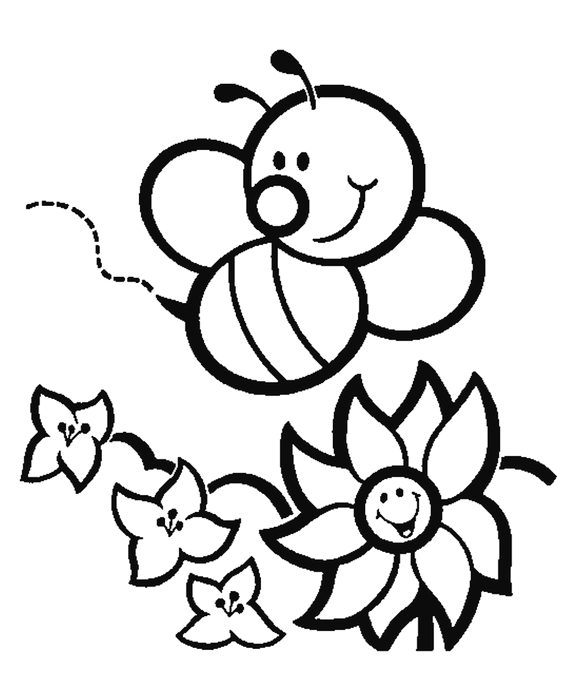 bee coloring sheet cute bumble bee coloring pages download and print for free sheet bee coloring 
